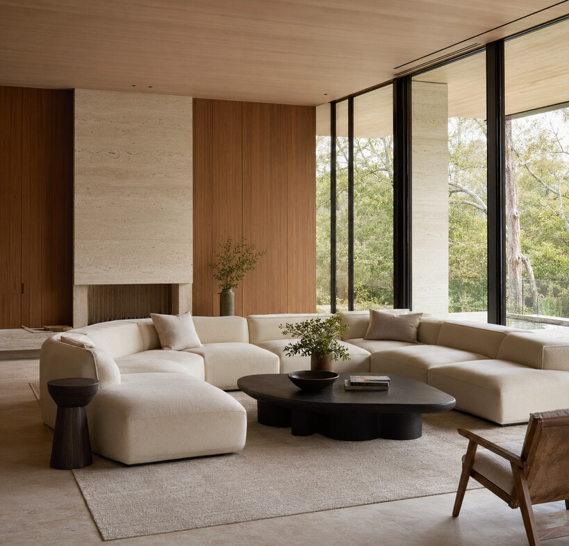 Natural light in a modern living room